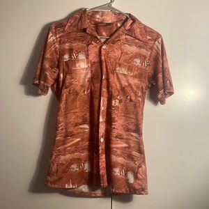 VINTAGE - Short Sleeve Button Up